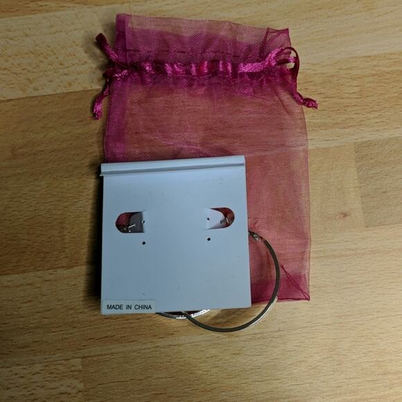 Stella & Ruby Nautical Hoop Earrings in Silver - NWT - Picture 5 of 5